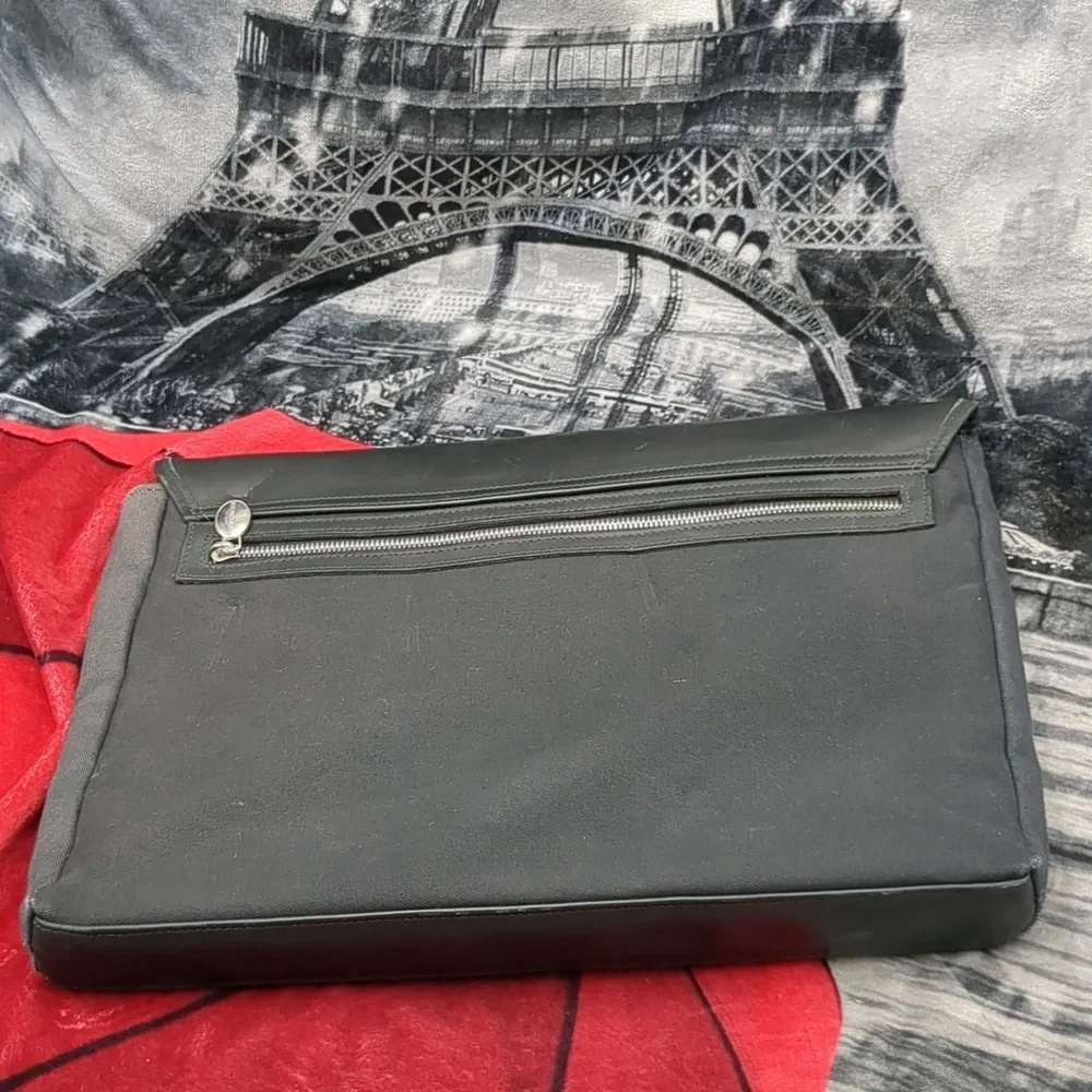 Levenger canvas leather